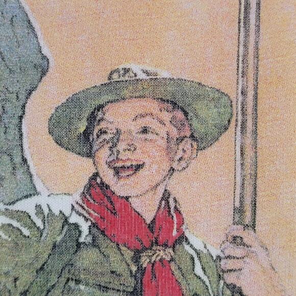 Vintage 1997 Jamboree Scout Shirt XL 23x26 Action-Center-D - Picture 10 of 13